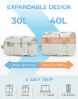 Falco 40L Expandable Airline Approved Carry On Travel Backpack - BAGSMART