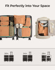 Blast 6PCS Compression Travel Packing Cubes - BAGSMART