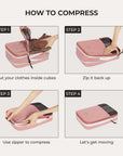 Blast 6PCS Compression Travel Packing Cubes - BAGSMART