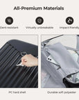 Odyssey 20 Inch Airline Approved Hardside Spinner Suitcase - BAGSMART
