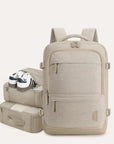 Falco 40L Expandable Airline Approved Carry On Travel Backpack BAGSMART
