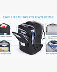 Falco 40L Expandable Airline Approved Carry On Travel Backpack - BAGSMART