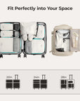 Blast 6PCS Compression Travel Packing Cubes - BAGSMART