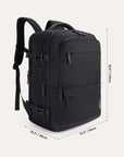 Falco 40L Expandable Airline Approved Carry On Travel Backpack - BAGSMART