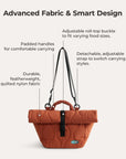 Paz Roll Top Lunch Bag BAGSMART