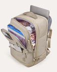 Falco 40L Expandable Airline Approved Carry On Travel Backpack BAGSMART