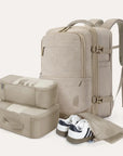 Falco 40L Expandable Airline Approved Carry On Travel Backpack BAGSMART