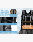 Falco 40L Expandable Airline Approved Carry On Travel Backpack - BAGSMART